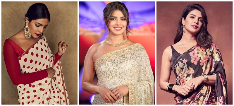 Your Search for Stunning Indian Traditional Dresses for Wedding Ends at Priyanka Chopra's Closet!