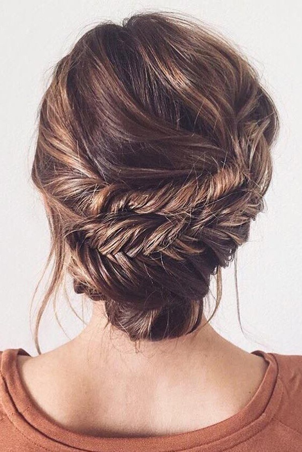 Fishtail Braided Updo