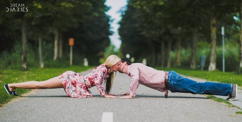 10.  For the couples who make kissing a sport: