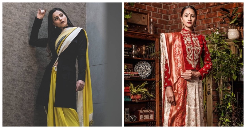 HOW TO STYLE SAREE IN WINTER  SAREE STYLING WITH BLAZER