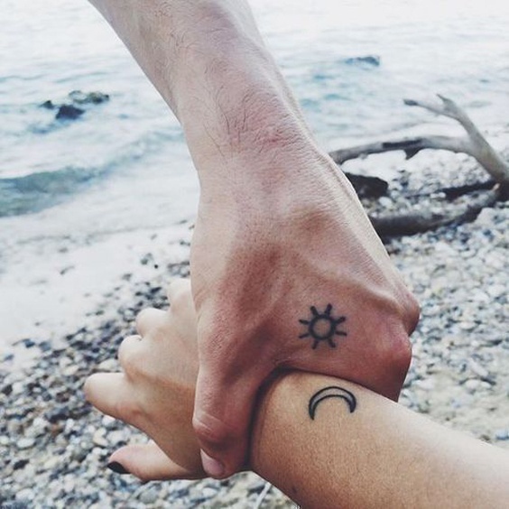 65 Amazing Sun and Moon Tattoo Designs for the Couples  Tattoo Me Now