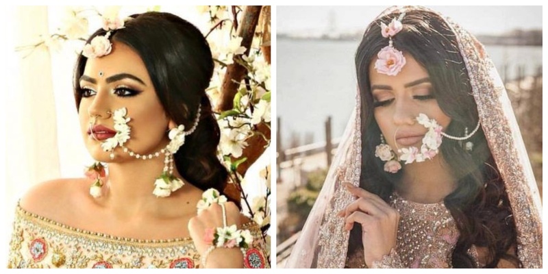 Floral naths for your Mehendi is the new trend in town!