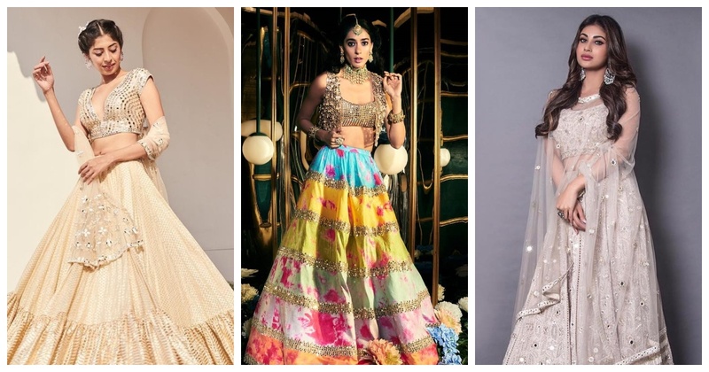 7 Mirror-Work Lehengas that Scream Bling!