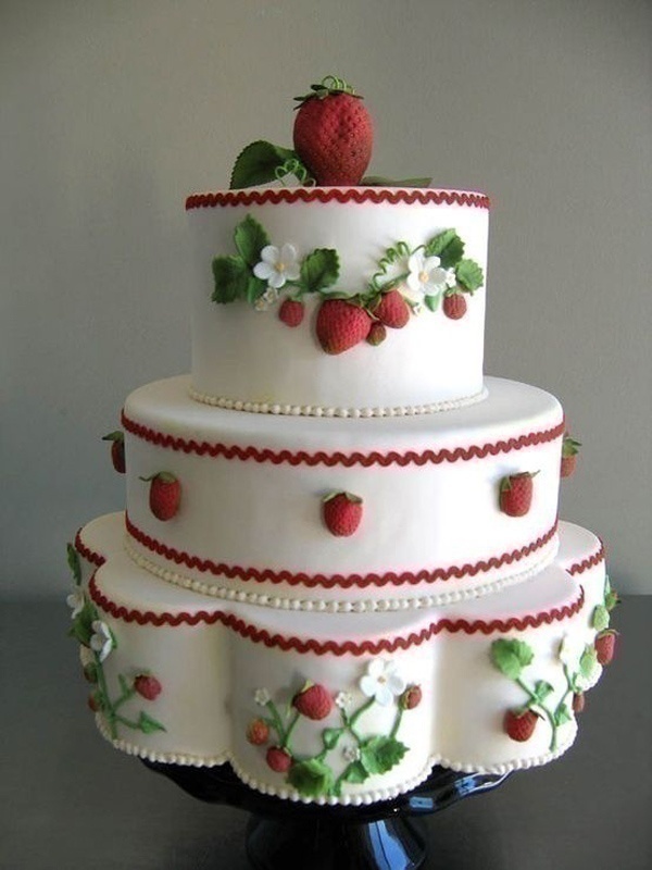 Fruitilicious: Fruit Wedding Cakes