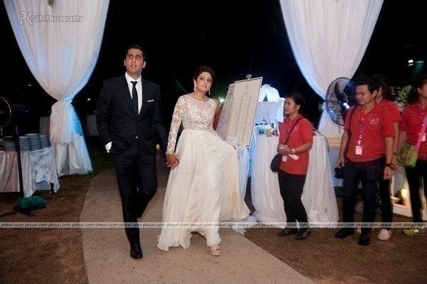 Pristine White Reception Gown