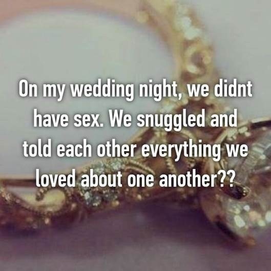 WEDDING NIGHT CONFESSIONS