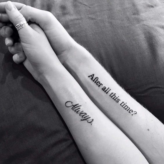 25 Sweet Couple Tattoo Ideas