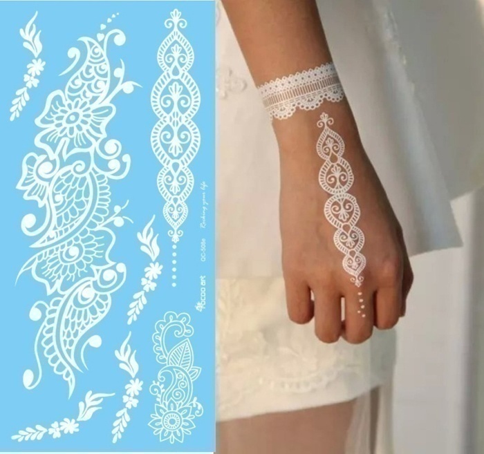 White Henna Tattoos – A Replacement of Traditional Henna Designs?