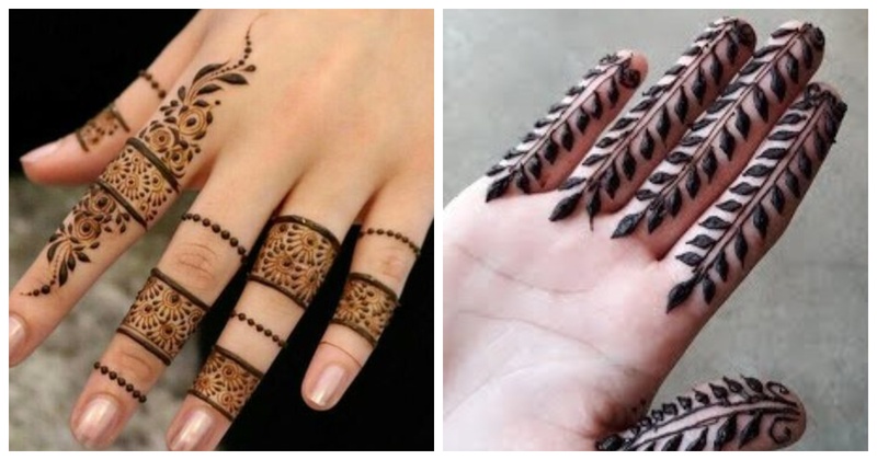 20 Simple And Easy Finger Mehndi Designs For Back Side | Henna tattoo  designs, Beautiful henna designs, Henna designs