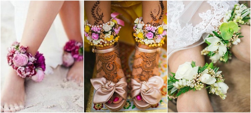12 Swoon-worthy Floral Anklets to Bookmark this Wedding Season