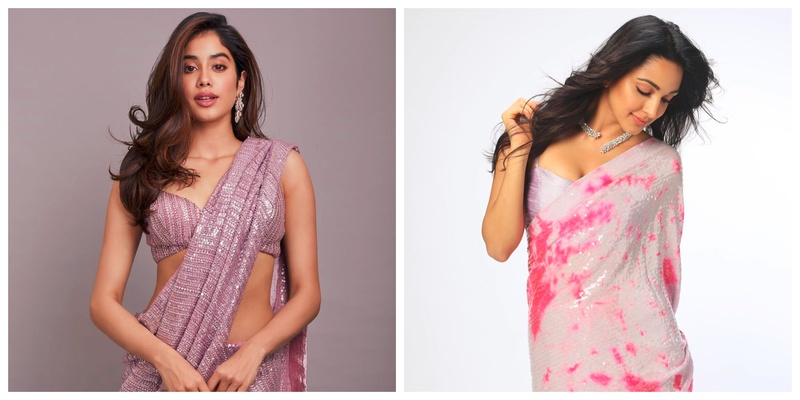 Bringing Back the Bling: 6 Sequins Sarees for Bridesmaids
