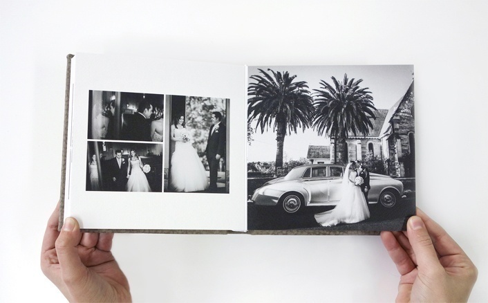 BLACK & WHITE STYLE WEDDING PHOTO ALBUM