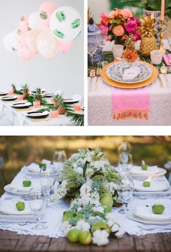 FRUIT BASED WEDDING TABLE SETTINGS