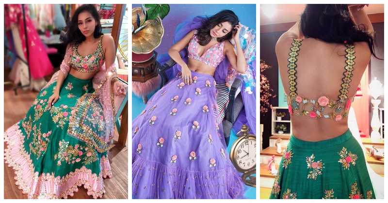 Stylish & Offbeat Lehengas to wear on Mehendi or Haldi by Papa Don’t Preach!