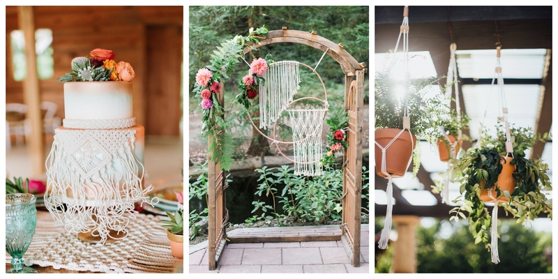 6 Macrame Decor Elements for a Boho-chic Wedding