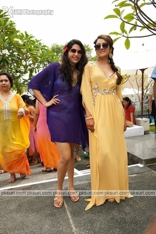 Butterscotch Yellow for the Mehndi + Pool Party