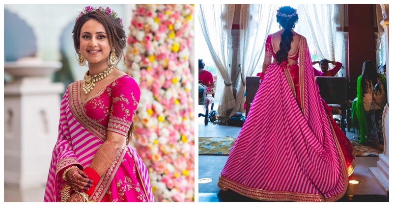 This Sabyasachi bride’s Offbeat Mehendi look is breaking the internet!