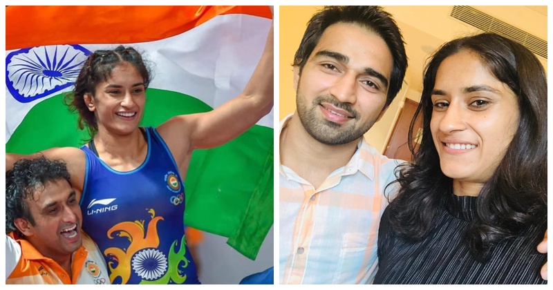 Vinesh Phogat got engaged at the Delhi Airport right after grabbing a Gold at the Asian Games! #TheDangalgirl