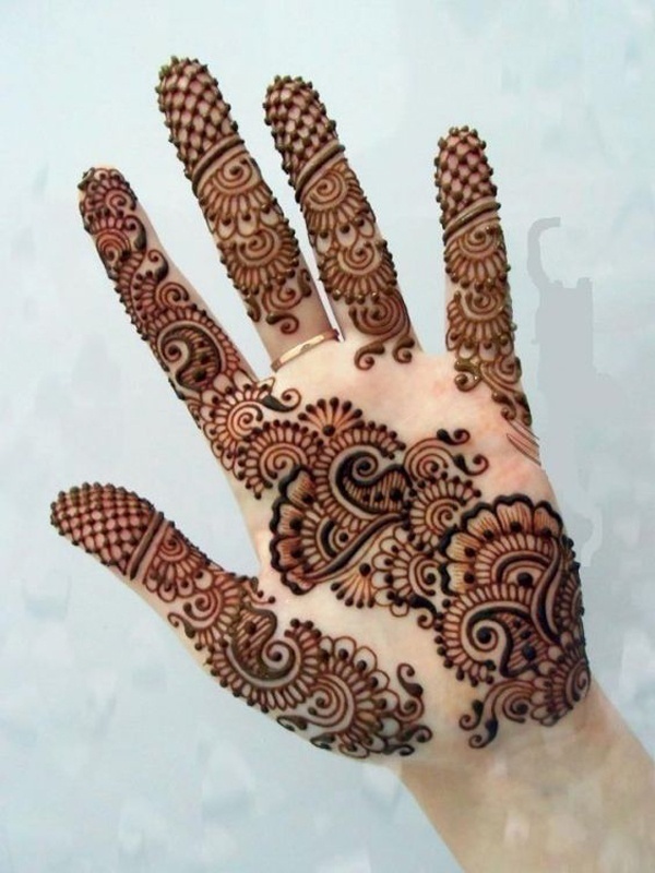 Mehndi Design Half Hand Henna For Wedding