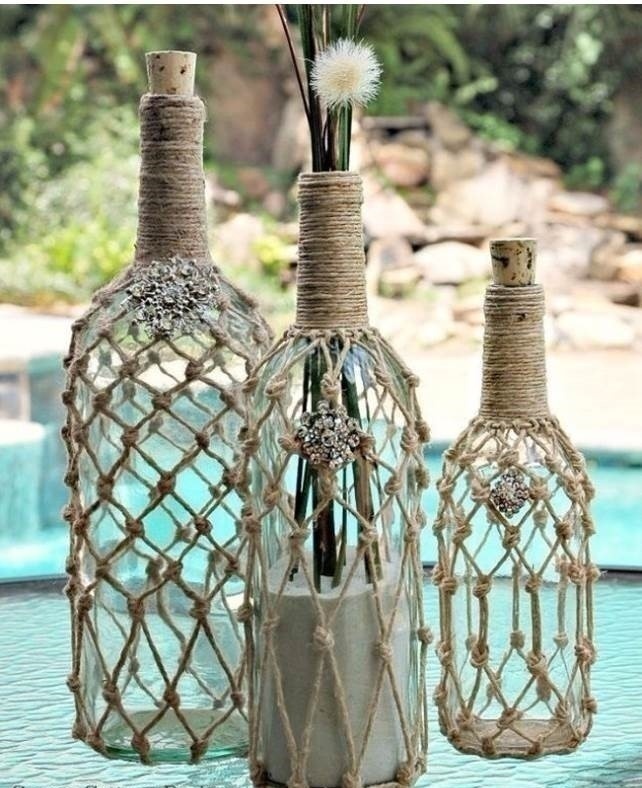 WINE BOTTLE WEDDING DECOR