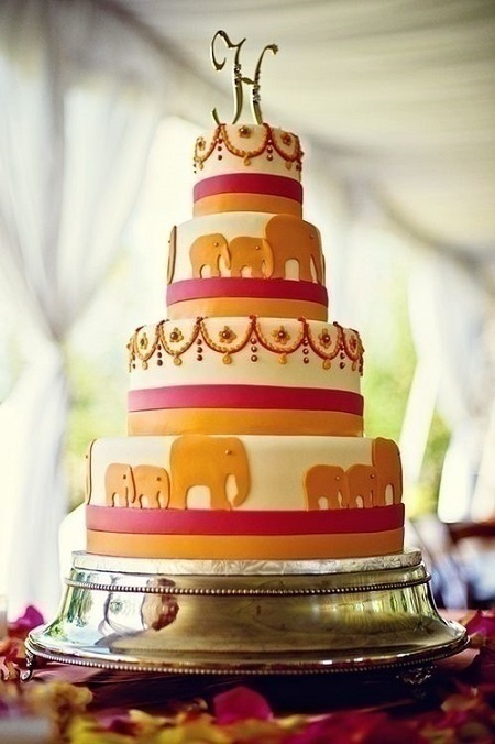 Indian Wedding Cake Designs