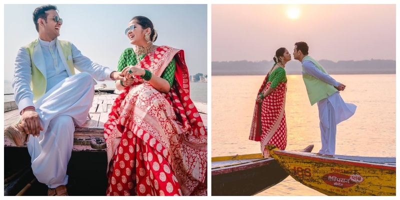 A Stunning Pre-wedding Shoot at the Ghats of Benaras!