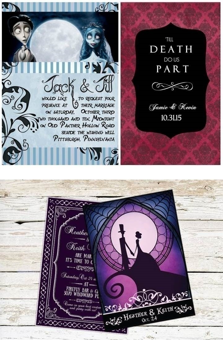 GOTHIC WEDDING INVITES