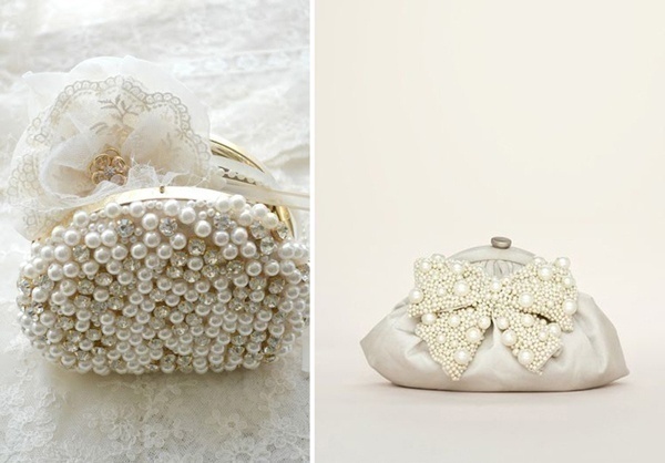 Bridal Pearl Accessories – Clutches and Watches 