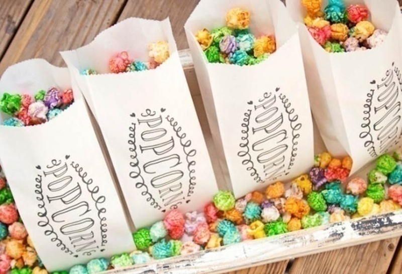 Wedding food bar idea:
POPCORN COUNTERS