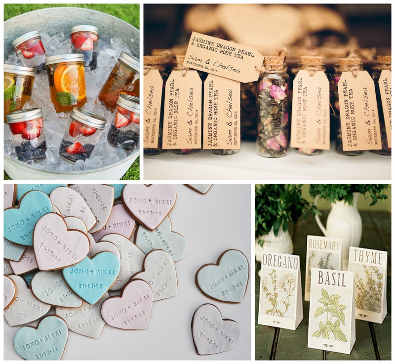 edible wedding favors beach