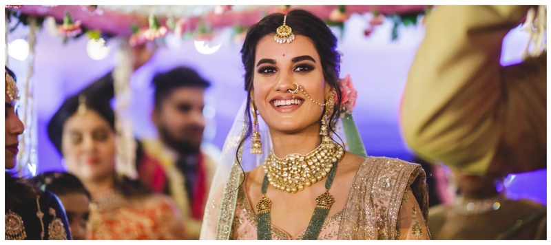 Arjun & Heena Delhi : Model Heena Bhalla's contemporary bridal look is going to be a major inspiration this season!