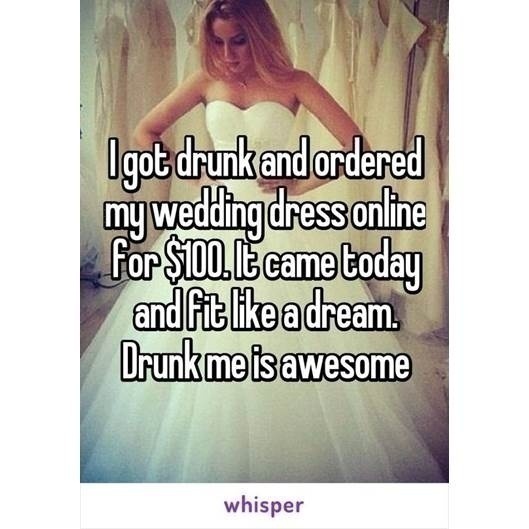 DRUNK / HIGH WEDDING CONFESSIONS