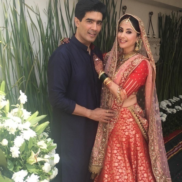 Urmila Matondkar Stuns in Manish Malhotra for her Wedding Day