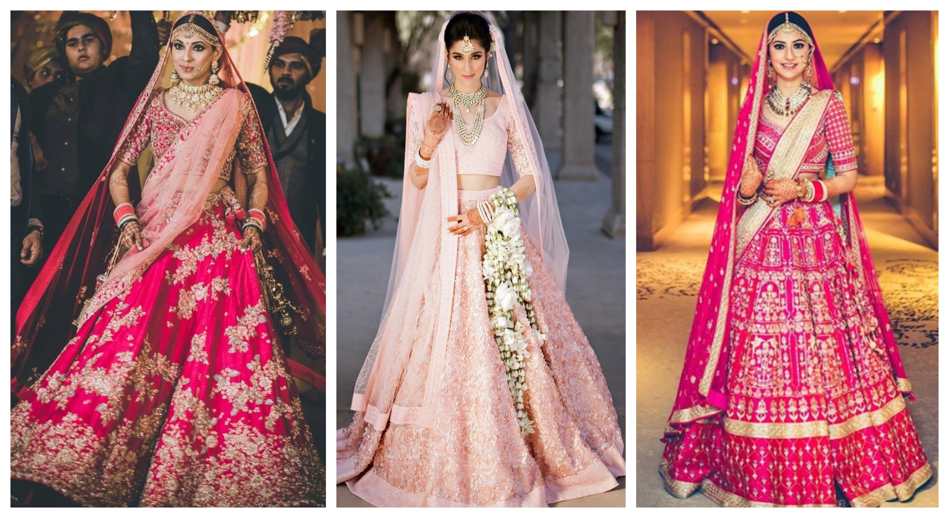 15+ Best Pink Bridal Lehengas 2024 that Stole Our Hearts this Wedding Season!