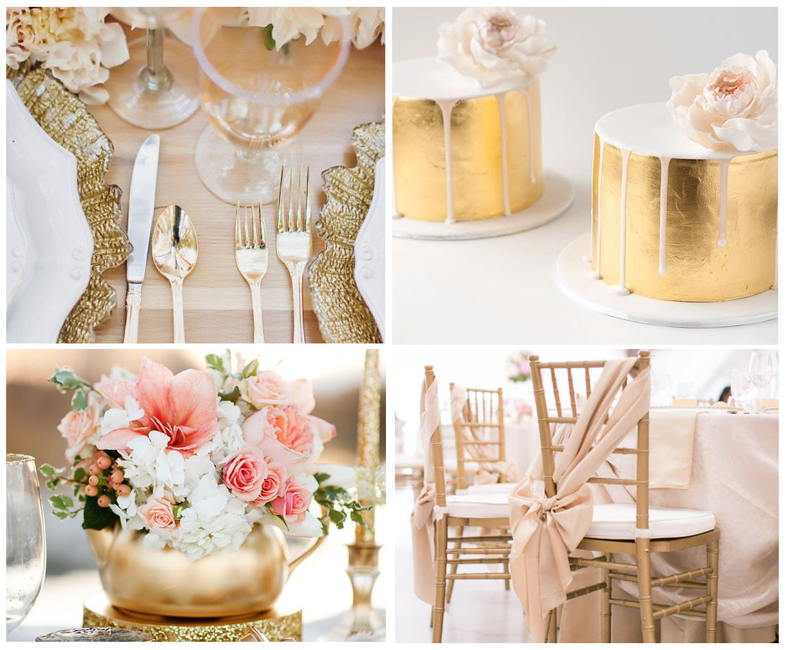 How to Use Metallics in Your Wedding Decorations recommendations How to Use Metallics in Your Wedding Decorations forecast